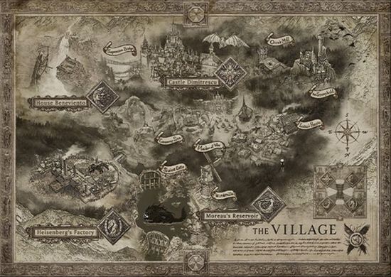 《生化危机8》典藏版地图泄露游戏主要场景及BOSS